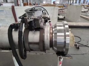 Open-head-orbital-welder