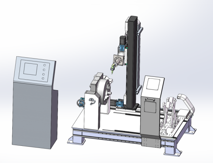 Automatic circumferential welding system for flow meter manufacturing