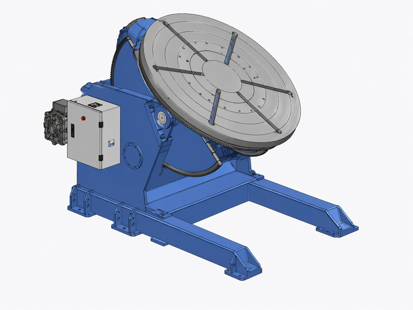 Heavy duty tilting rotary welding positioner