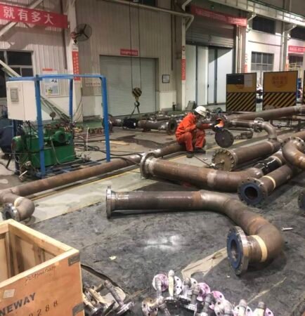 automated TIG welding solution for skid package piping fabrication