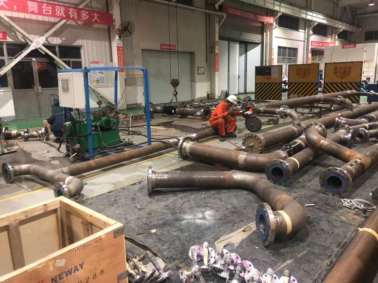 automated TIG welding solution for skid package piping fabrication
