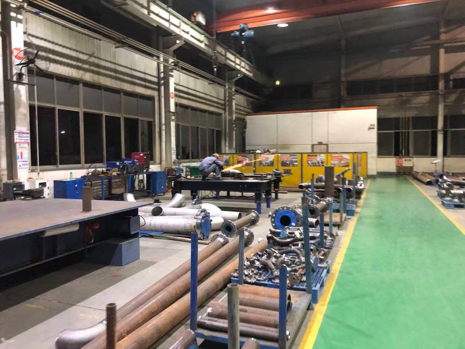 pipe spool fabrication for skid package welding