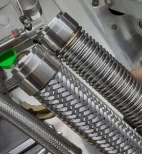 automatic TIG welded stainless steel flexible metal hose