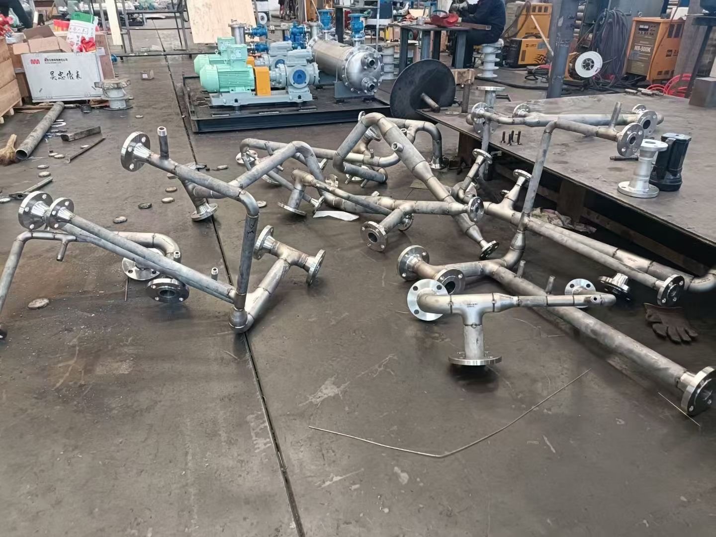 Pipe spool fabrication using automatic TIG welding technology for industrial piping systems