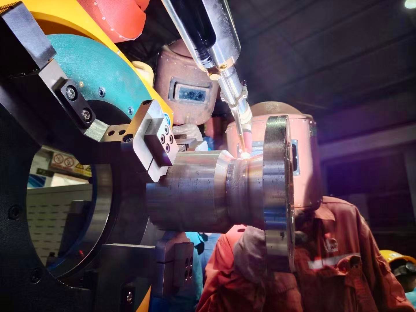 Automated TIG welding of a pipe-to-flange circumferential joint
