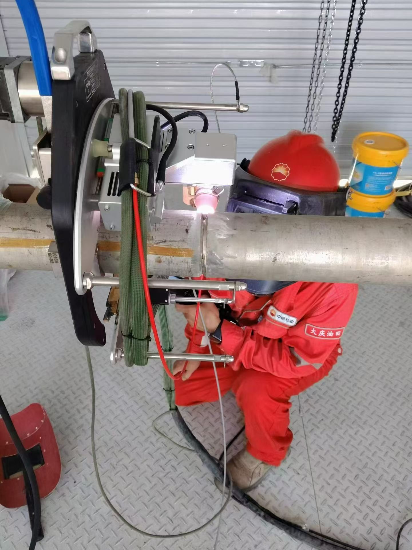Orbital Welding for on-site fixed pressure pipe automatic welding