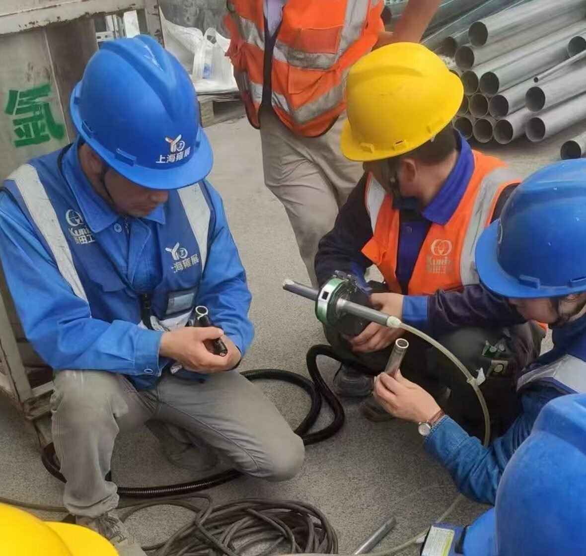 Orbital welding system used for on-site pipe welding and operator training