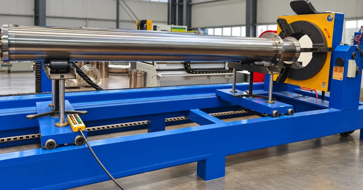 Rotary pipe welding system for automatic pipe-to-flange welding