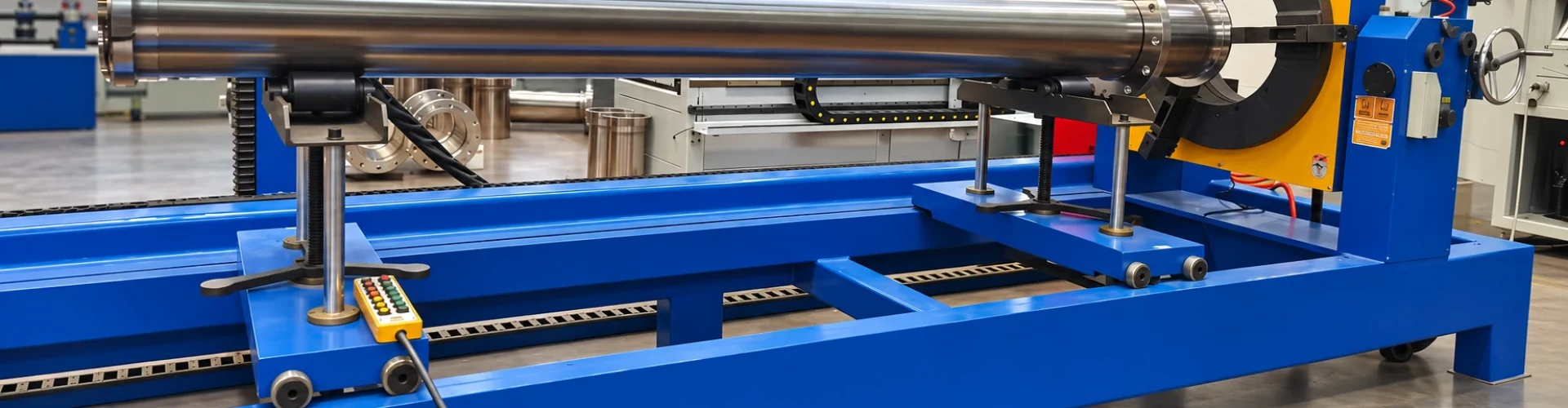 Rotary pipe welding system for automatic pipe-to-flange welding